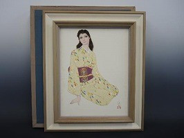 岩田専太郎 肉筆・美人画｜絵画｜買取実績紹介｜骨董品買取・売却の極意